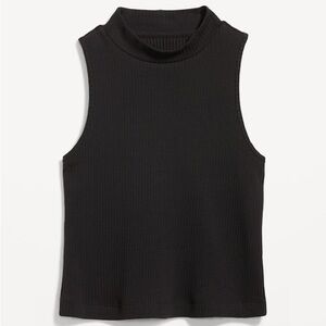 Pair of 2 Girls sleeveless mock neck tops!